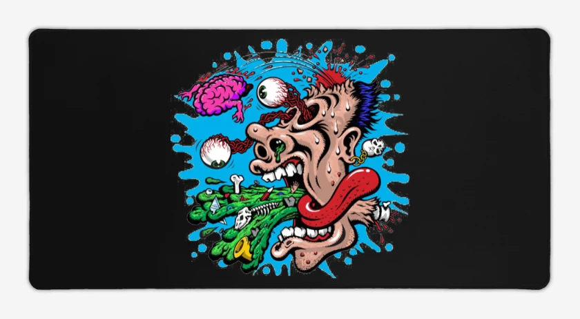 Mouse pad Gamer Negro de Kha 2