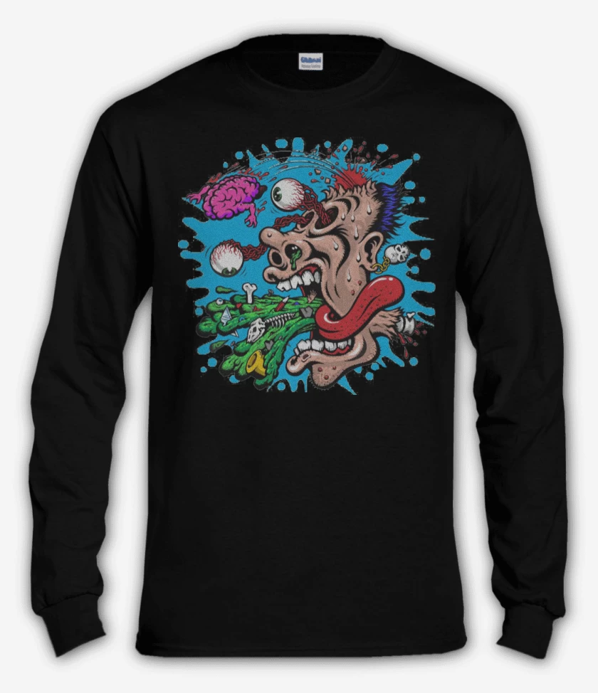 Polera manga larga Negro de Kha 2