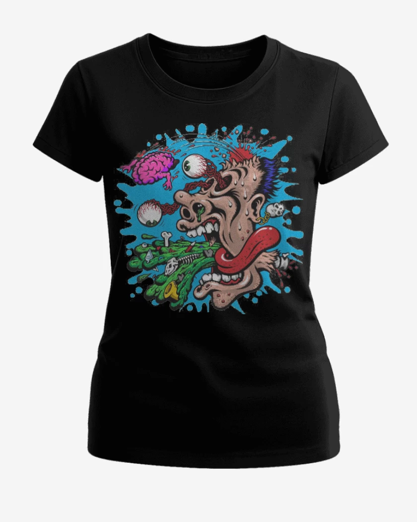 Polera de Mujer Negro de Kha 2