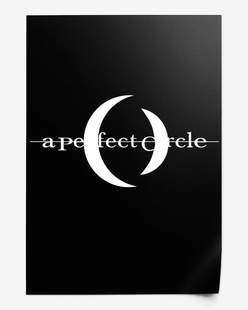 Print A Perfect Circle Logo Blanco