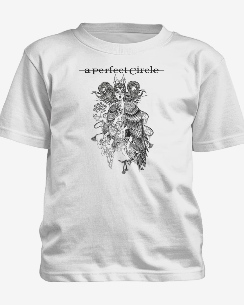 Polera de niño Blanco de A Perfect Circle Witch
