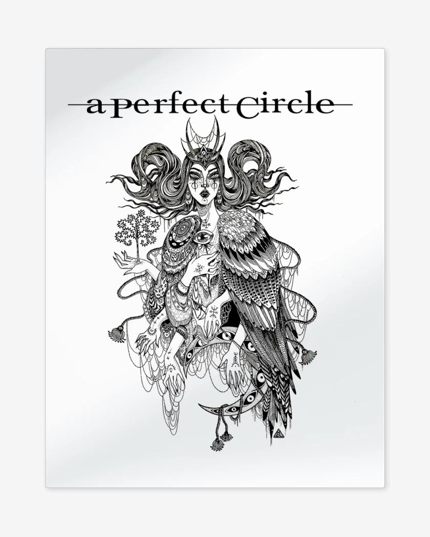 Print metalico A Perfect Circle Witch