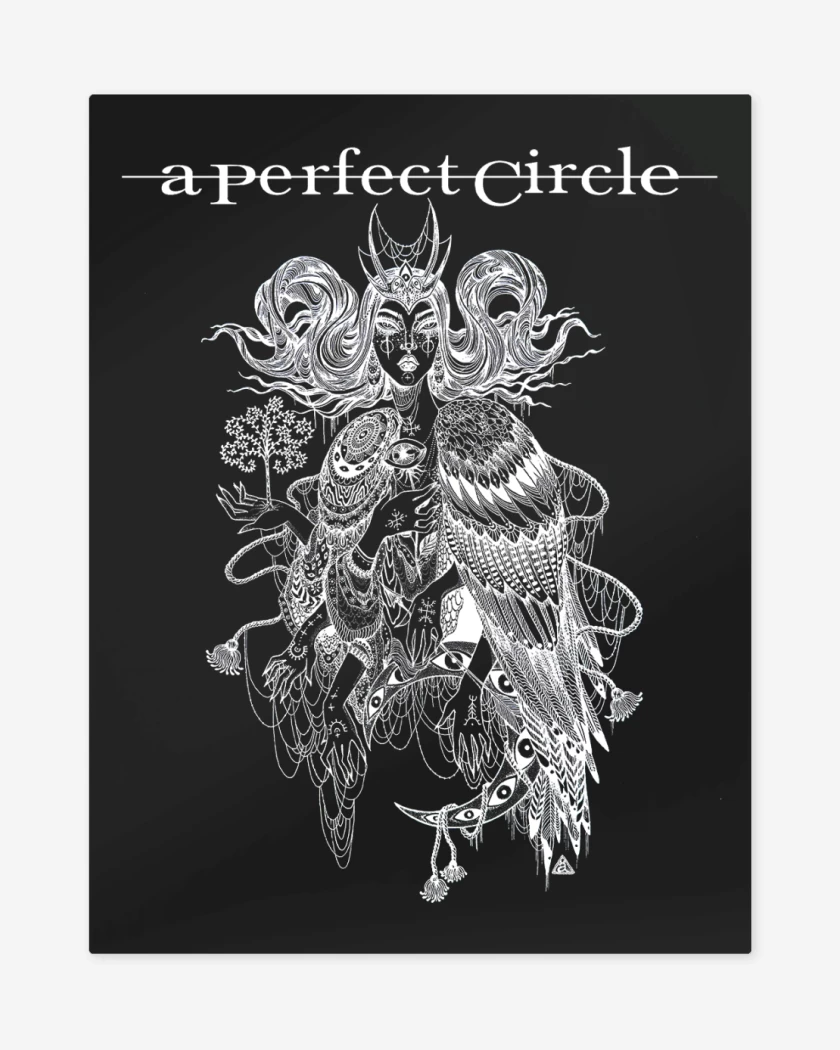 Print metalico A Perfect Circle Bruja