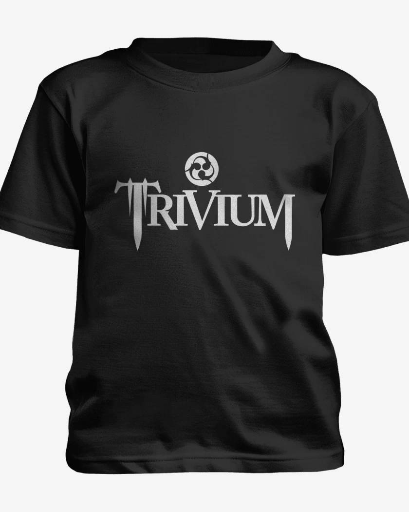 Polera de niño Negro de Trivium Logo 