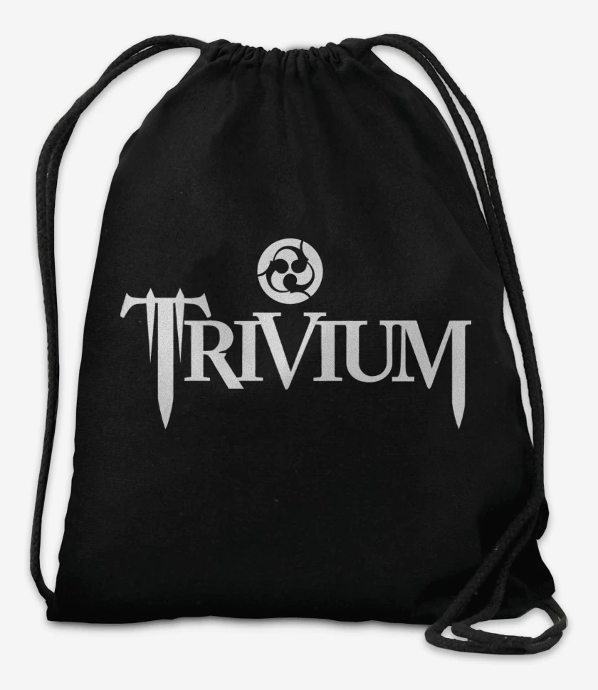 Mochila Negro de Trivium Logo 
