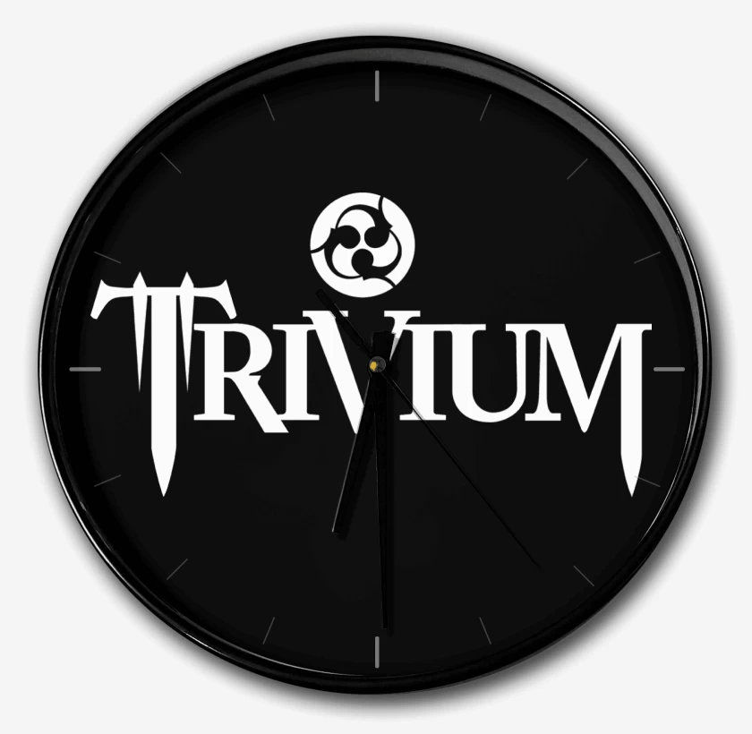 Reloj Negro de Trivium Logo 
