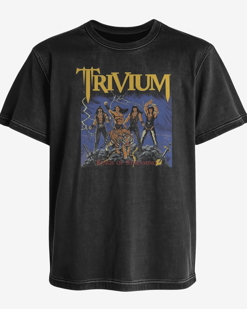 Polera desgastada Trivium Kings of Streaming
