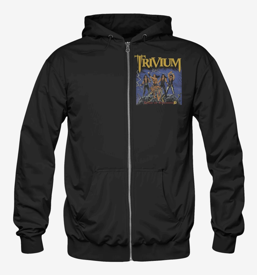 Poleron Canguro con cierre Trivium Kings of Streaming