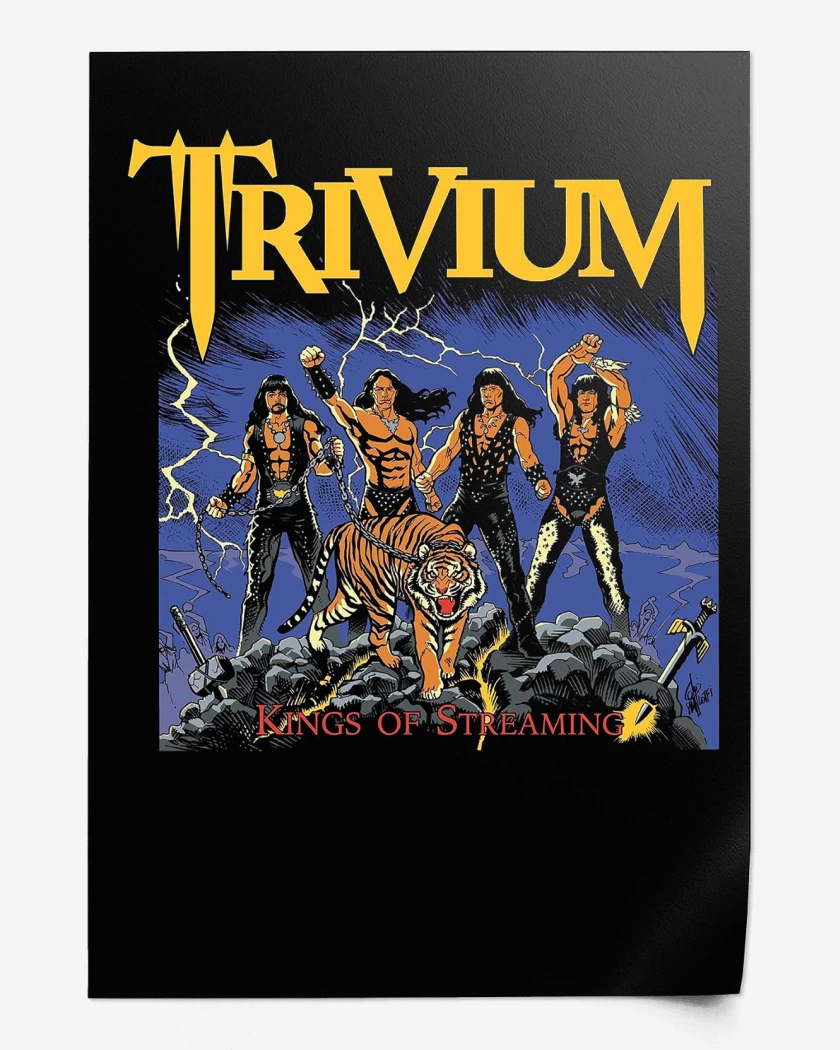 Print Trivium Kings of Streaming