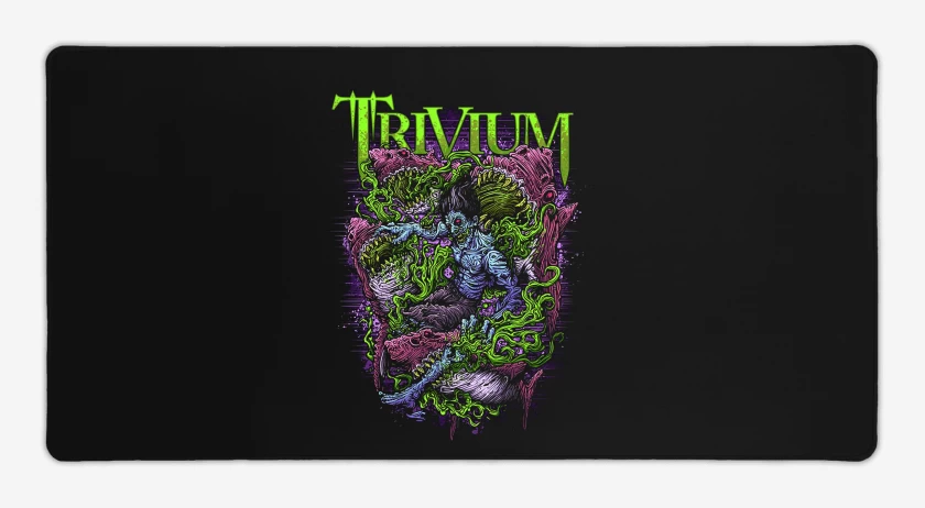 Mouse pad Gamer Negro de Trivium Shark