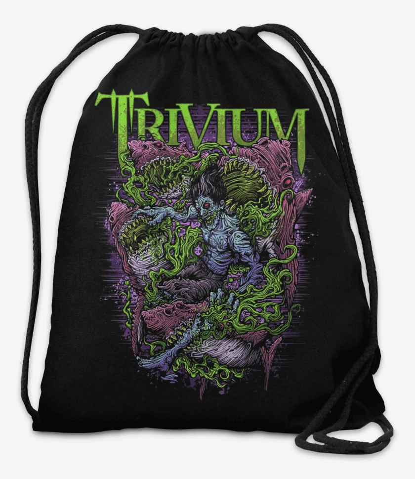 Mochila Negro de Trivium Shark