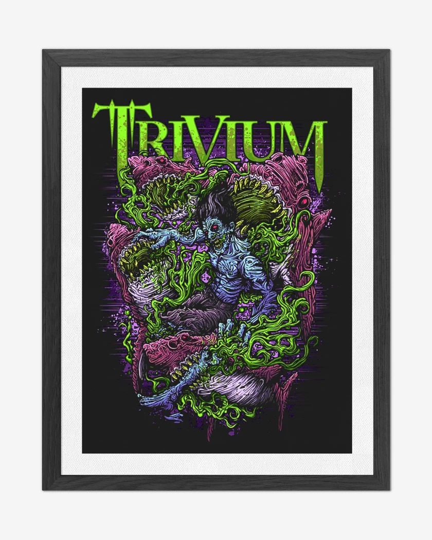 Cuadro decorativo Negro de Trivium Shark