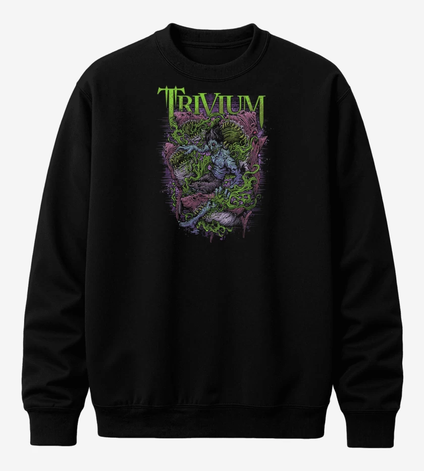 Poleron polo Negro de Trivium Shark