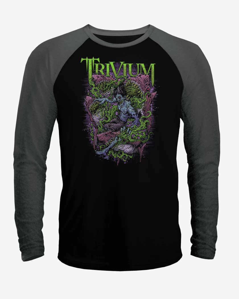 Polera Raglan Trivium Shark