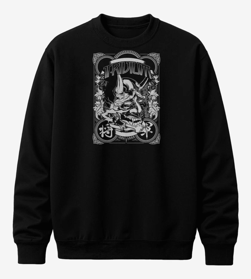Poleron polo Trivium Oni Mask