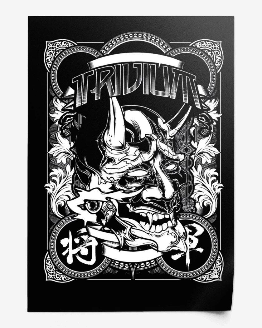 Print Trivium Oni Mask