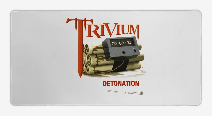 Mouse pad Gamer Blanco de Trivium Detonation