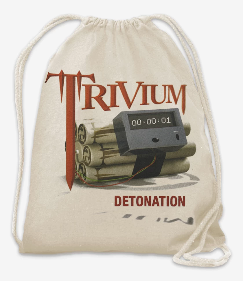 Mochila Blanco de Trivium Detonation