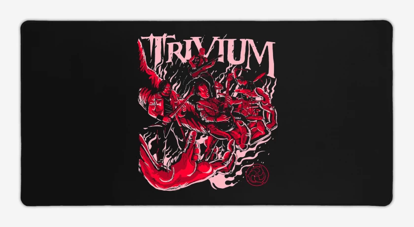 Mouse pad Gamer Negro de Trivium Band