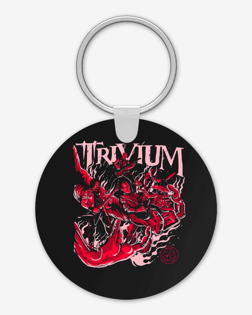 Llavero Negro de Trivium Band