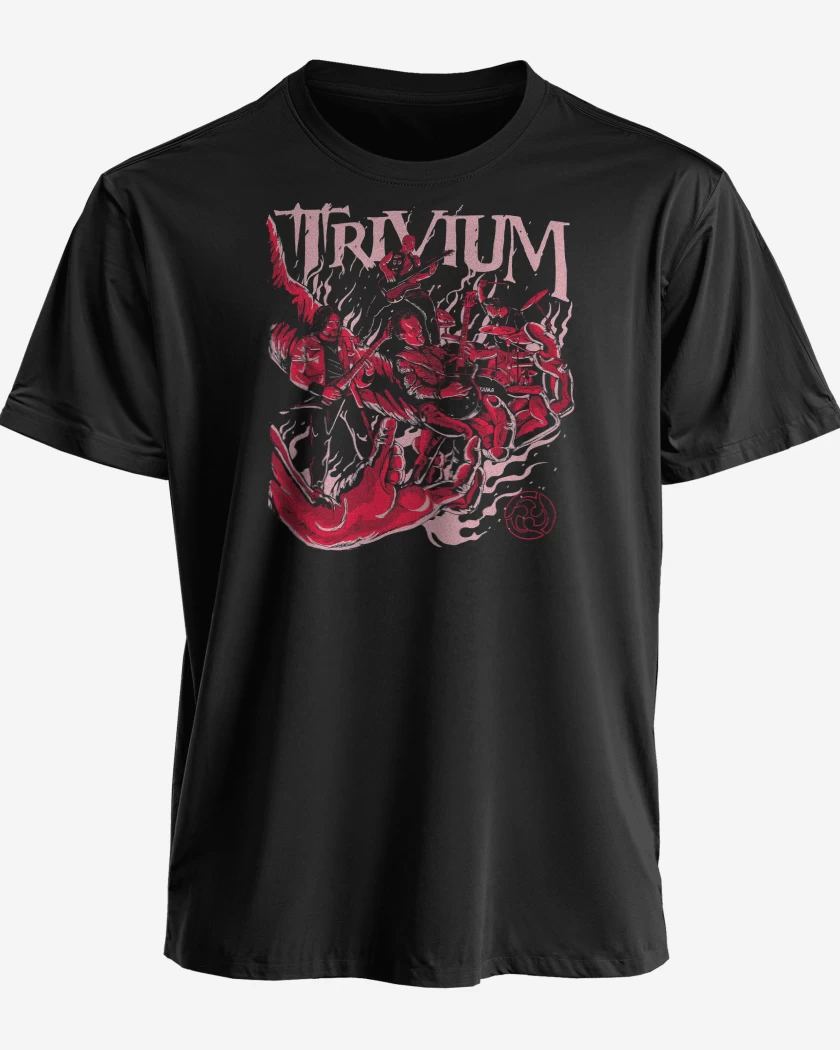Polera premium Negro de Trivium Band