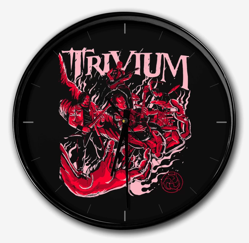 Reloj Negro de Trivium Band