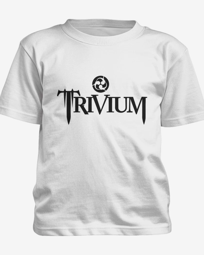 Polera de niño Blanco de Trivium Logo N