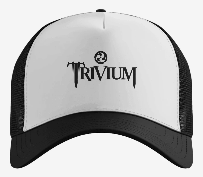 Gorro Blanco de Trivium Logo N