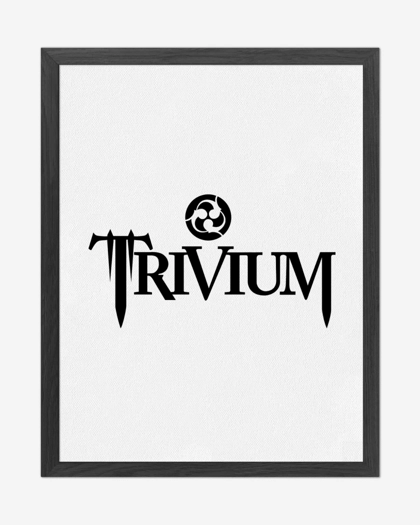 Cuadro decorativo Blanco de Trivium Logo N
