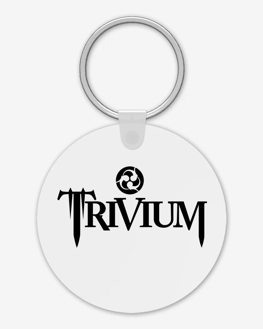 Llavero Blanco de Trivium Logo N