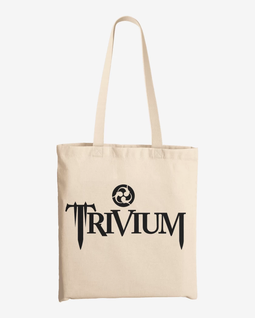 Totebag Blanco de Trivium Logo N
