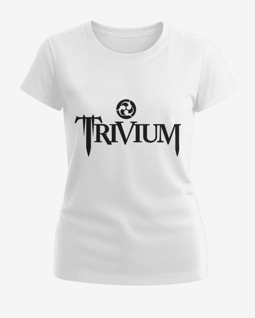 Polera de Mujer Blanco de Trivium Logo N