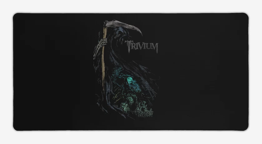 Mouse pad Gamer Negro de Trivium Death 