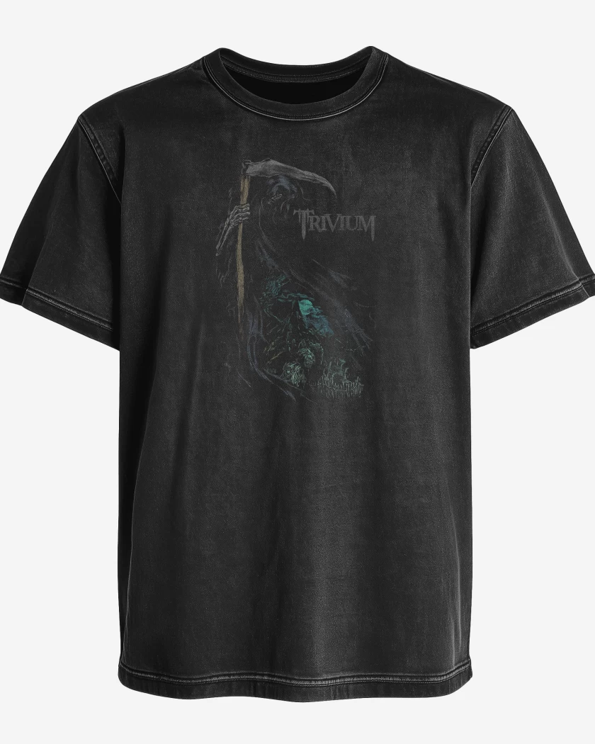 Polera desgastada Negro de Trivium Death 