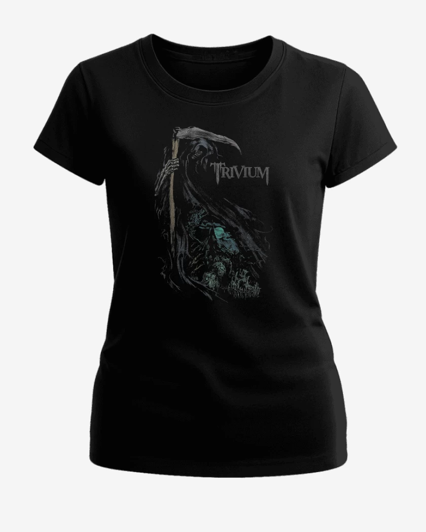 Polera de Mujer Negro de Trivium Death 