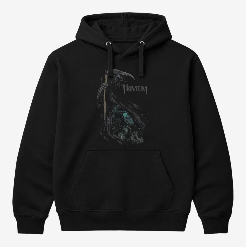 Polerón Canguro Negro de Trivium Death 