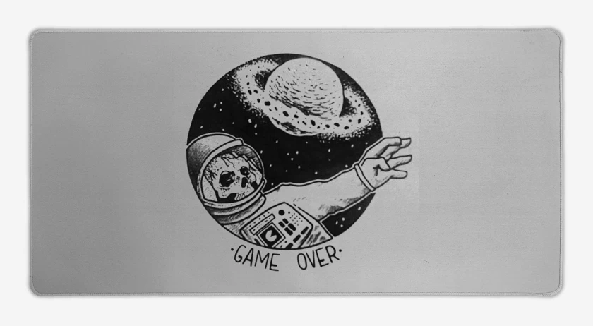 Mouse pad Gamer Gris Melange de Game over imp dir