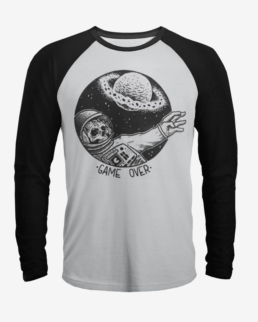 Polera Raglan Game over imp dir