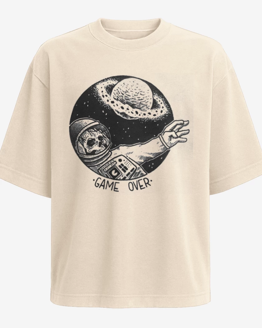 Polera Oversize Game over imp dir