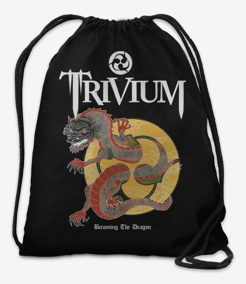 Mochila Negro de Trivium Becoming The Dragon