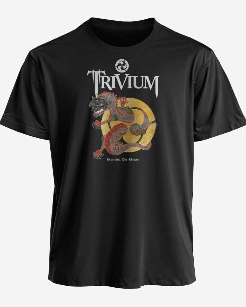 Polera premium Negro de Trivium Becoming The Dragon