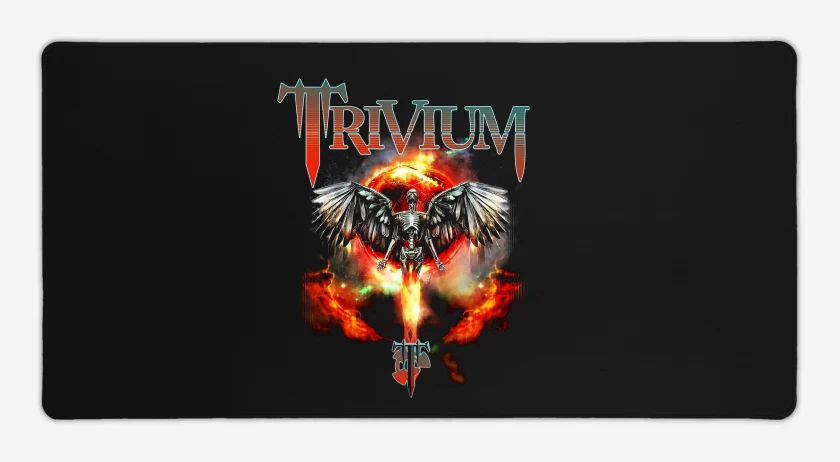 Mouse pad Gamer Negro de Trivium Angel