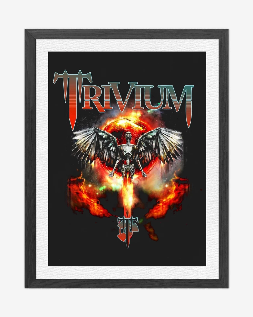 Cuadro decorativo Negro de Trivium Angel