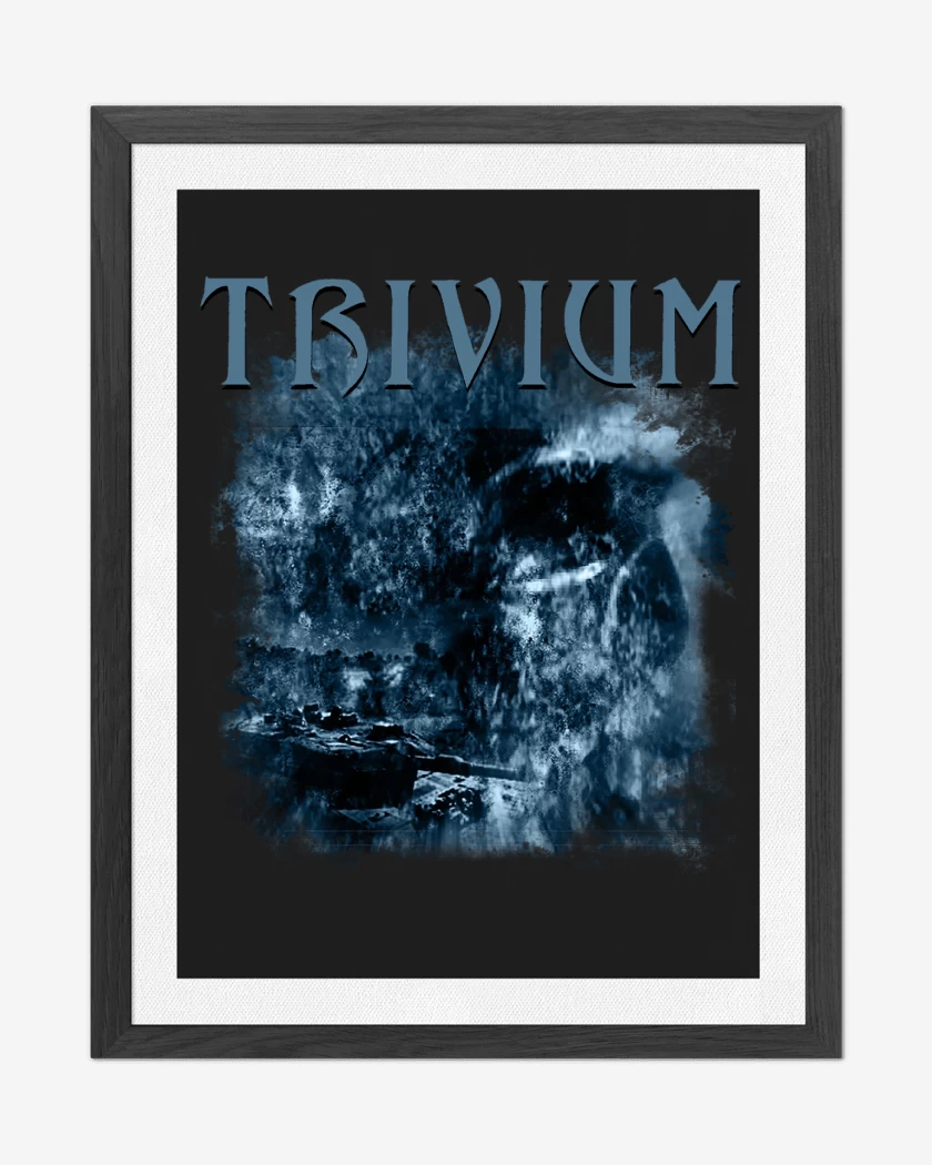 Cuadro decorativo Negro de Trivium Demo