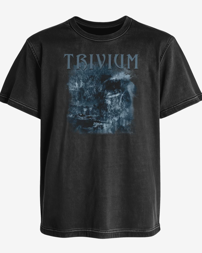 Polera desgastada Negro de Trivium Demo
