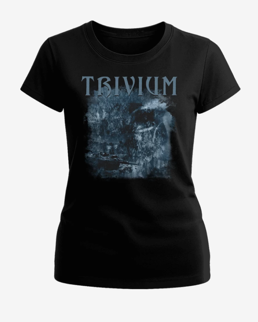 Polera de Mujer Negro de Trivium Demo