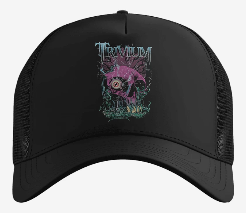 Gorro Negro de Trivium Skull