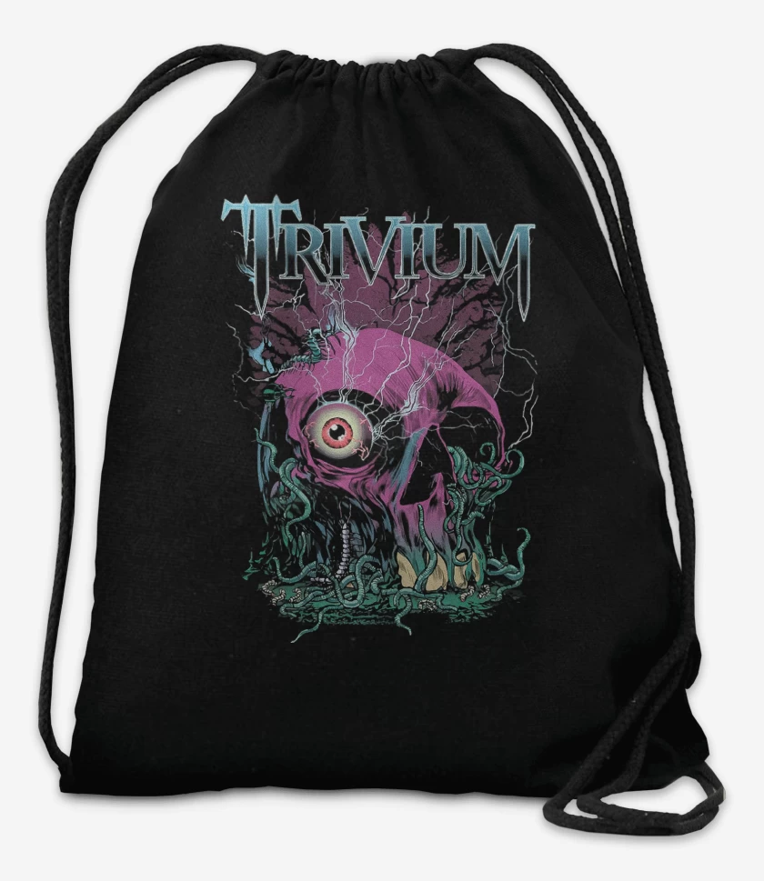 Mochila Negro de Trivium Skull
