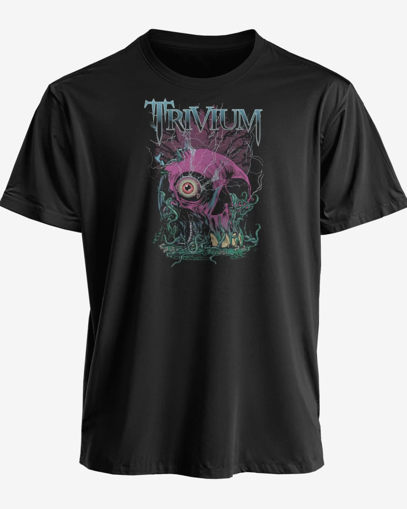 Polera premium Negro de Trivium Skull
