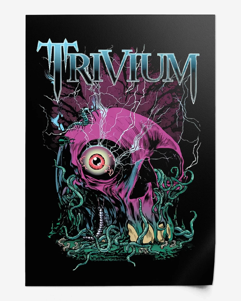 Print Trivium Skull